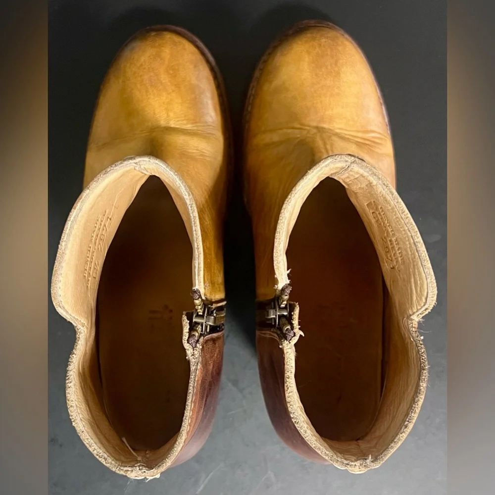 Bed|Stu Yell Hand Crafted Genuine Leather Boots Booties Trendy Winter Classic